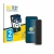Front side of a product packaging with the brand logo BROTECT. Next to it is the device ZTE Blade A54 shown with the correspon