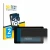 Front side of a product packaging with the brand logo BROTECT. Next to it is the device Raspberry Pi Touchscreen 2 (7") shown 