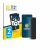 Front side of a product packaging with the brand logo BROTECT. Next to it is the device ZTE Nubia Neo shown with the correspon