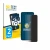 Front side of a product packaging with the brand logo BROTECT. Next to it is the device Oppo A6 Pro shown with the correspondi