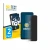 Front side of a product packaging with the brand logo BROTECT. Next to it is the device TCL NxtPaper 70 Pro shown with the cor