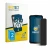 Front side of a product packaging with the brand logo BROTECT. Next to it is the device Doogee Fire 5 Pro shown with the corre