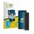 Front side of a product packaging with the brand logo BROTECT. Next to it is the device Invens Halo 5 shown with the correspon