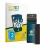 Front side of a product packaging with the brand logo BROTECT. Next to it is the device Brainsport myPAD shown with the corres