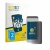 Front side of a product packaging with the brand logo BROTECT. Next to it is the device Pax A910S shown with the corresponding