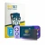 Front side of a product packaging with the brand logo BROTECT. Next to it is the device Anbernic RG 476H shown with the corres