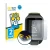 Front side of a product packaging with the brand logo BROTECT. Next to it is the device TomTom Runner 3 shown with the corresp