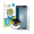 Front side of a product packaging with the brand logo BROTECT. Next to it is the device Huawei P10 shown with the correspondin
