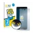 Front side of a product packaging with the brand logo BROTECT. Next to it is the device Nokia 8 shown with the corresponding s