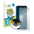 Front side of a product packaging with the brand logo BROTECT. Next to it is the device Samsung Galaxy A6 2018 shown with the 