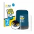 Front side of a product packaging with the brand logo BROTECT. Next to it is the device Wahoo Elemnt Roam shown with the corre