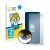 Front side of a product packaging with the brand logo BROTECT. Next to it is the device Motorola One Hyper shown with the corr