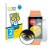 Front side of a product packaging with the brand logo BROTECT. Next to it is the device Huawei Watch Fit shown with the corres