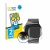 Front side of a product packaging with the brand logo BROTECT. Next to it is the device Casio A168WEGG-1BEF shown with the cor