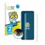 Front side of a product packaging with the brand logo BROTECT. Next to it is the device OnePlus 8T shown with the correspondin