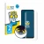 Front side of a product packaging with the brand logo BROTECT. Next to it is the device realme 8 shown with the corresponding 