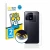 Front side of a product packaging with the brand logo BROTECT. Next to it is the device Xiaomi 13 (Back) shown with the corres