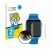 Front side of a product packaging with the brand logo BROTECT. Next to it is the device Maxcom FW59 Kiddo 4G shown with the co