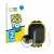 Front side of a product packaging with the brand logo BROTECT. Next to it is the device Xplora X6 Play BVB-Edition shown with 