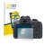 Front side of a product packaging with the brand logo BROTECT. Next to it is the device Canon EOS 1300D shown with the corresp