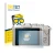 Front side of a product packaging with the brand logo BROTECT. Next to it is the device Olympus PEN E-PL8 shown with the corre