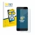 Front side of a product packaging with the brand logo BROTECT. Next to it is the device Huawei P10 Plus shown with the corresp