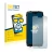 Front side of a product packaging with the brand logo BROTECT. Next to it is the device Blackview BV9700 Pro shown with the co