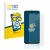 Front side of a product packaging with the brand logo BROTECT. Next to it is the device Xiaomi Redmi Note 8 Pro shown with the