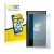 Front side of a product packaging with the brand logo BROTECT. Next to it is the device FiiO M9 shown with the corresponding s
