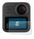Image of the device GoPro Max with a wide variety of screen protectors.