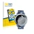 Front side of a product packaging with the brand logo BROTECT. Next to it is the device Honor Watch GS Pro shown with the corr