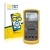 Front side of a product packaging with the brand logo BROTECT. Next to it is the device Fluke 87v shown with the corresponding