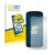 Front side of a product packaging with the brand logo BROTECT. Next to it is the device Zebra TC58 shown with the correspondin