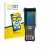 Front side of a product packaging with the brand logo BROTECT. Next to it is the device Zebra MC9400 shown with the correspond