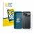 Front side of a product packaging with the brand logo BROTECT. Next to it is the device Google Pixel 9 (Front+Back) shown with