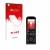 Front side of a product packaging with the brand logo upscreen. Next to it is the device Logitech Harmony 950 shown with the c
