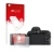 Front side of a product packaging with the brand logo upscreen. Next to it is the device Canon EOS 200D shown with the corresp