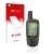 Front side of a product packaging with the brand logo upscreen. Next to it is the device Garmin GPSMAP 64sx shown with the cor