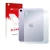 Front side of a product packaging with the brand logo upscreen. Next to it is the device Apple iPad Mini 6 WiFi 2021 (6. Gen, 