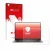Front side of a product packaging with the brand logo upscreen. Next to it is the device Dell XPS 15 9530 Touch shown with the