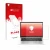 Front side of a product packaging with the brand logo upscreen. Next to it is the device HP EliteBook 840 G10 shown with the c