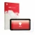 Front side of a product packaging with the brand logo upscreen. Next to it is the device Interphone Sync55B shown with the cor