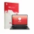 Front side of a product packaging with the brand logo upscreen. Next to it is the device Dell 15 DA15265 shown with the corres