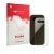 Front side of a product packaging with the brand logo upscreen. Next to it is the device HMD 2660 Flip 4G (Back) shown with th