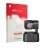 Front side of a product packaging with the brand logo upscreen. Next to it is the device OBSBOT Tiny 2 Lite shown with the cor