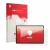 Front side of a product packaging with the brand logo upscreen. Next to it is the device Motorola Moto Pad 70 Groove shown wit