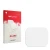 Front side of a product packaging with the brand logo upscreen. Next to it is the corresponding screen protector.