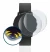 Image of the device Pebble Time Round with a wide variety of screen protectors.