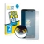 Front side of a product packaging with the brand logo BROTECT. Next to it is the device Honor 8 shown with the corresponding s