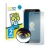 Front side of a product packaging with the brand logo BROTECT. Next to it is the device Huawei P8 Lite 2017 shown with the cor